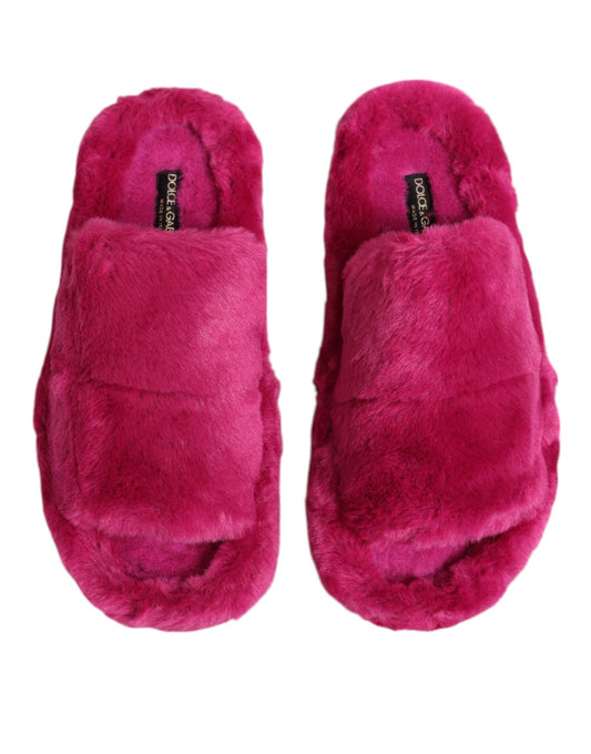 Pair of pink slippers