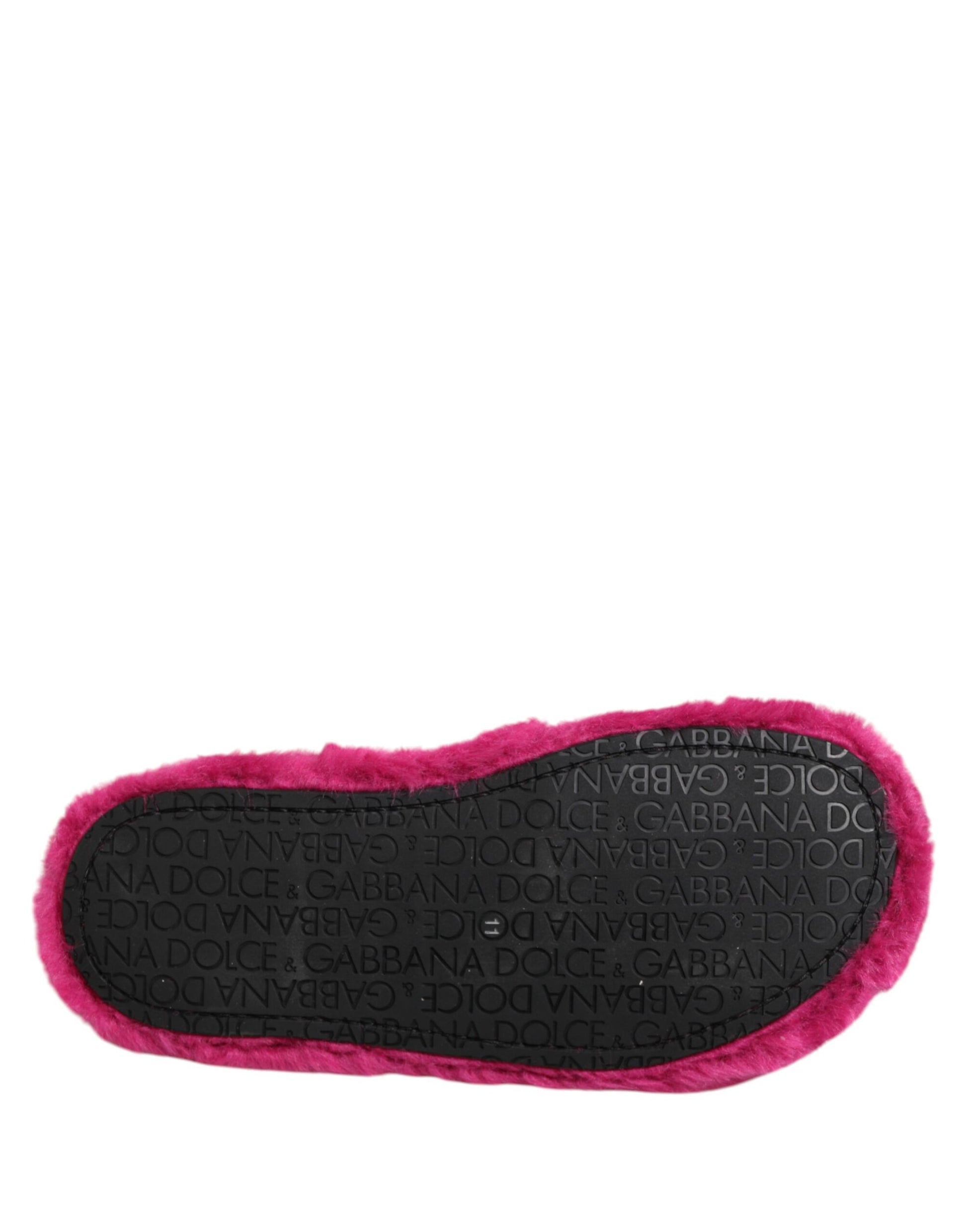Pink shoe sole on black background