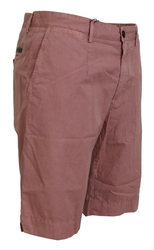 Pair of pink cargo shorts