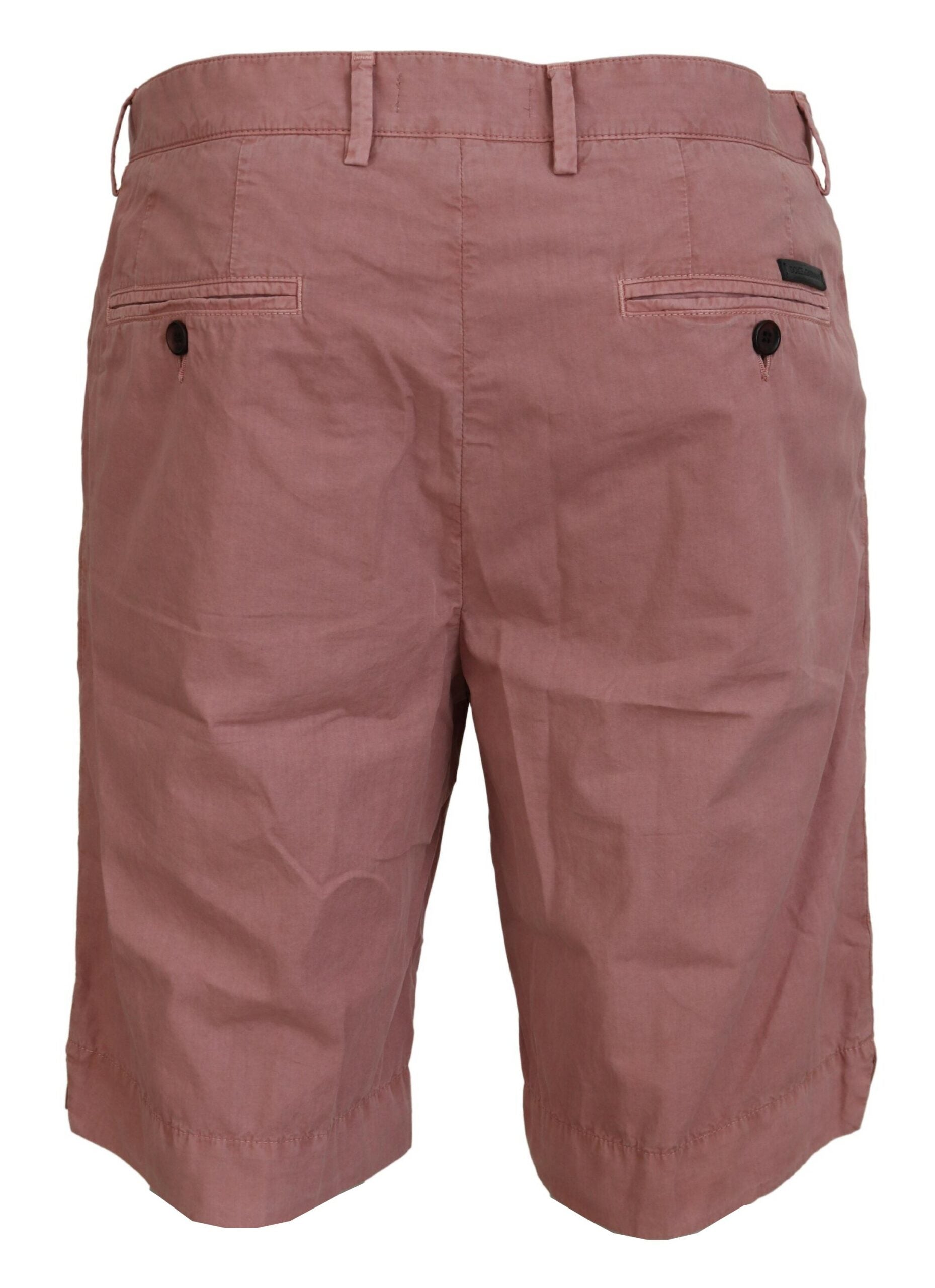 Pink cargo shorts with pockets