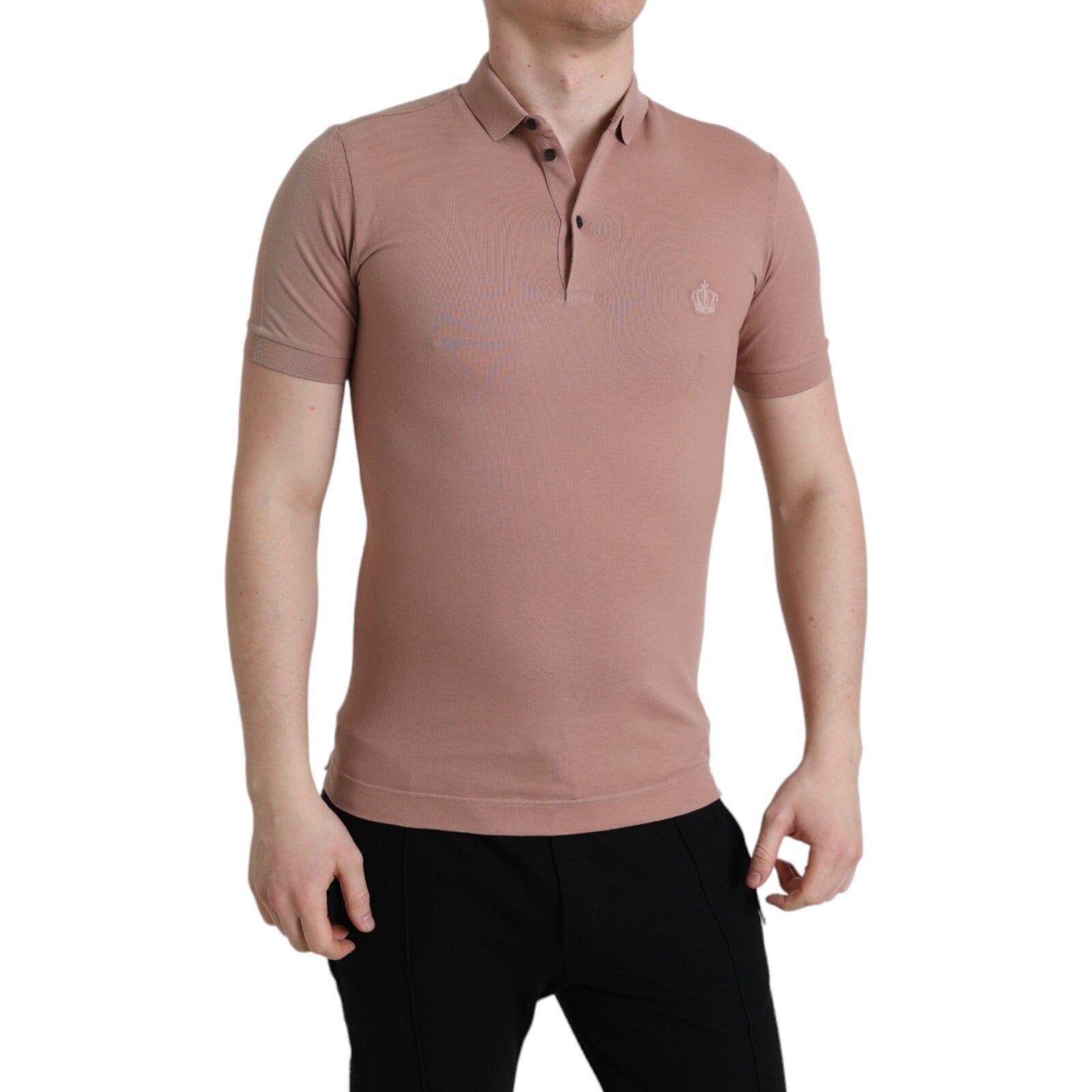 Man wearing polo shirt