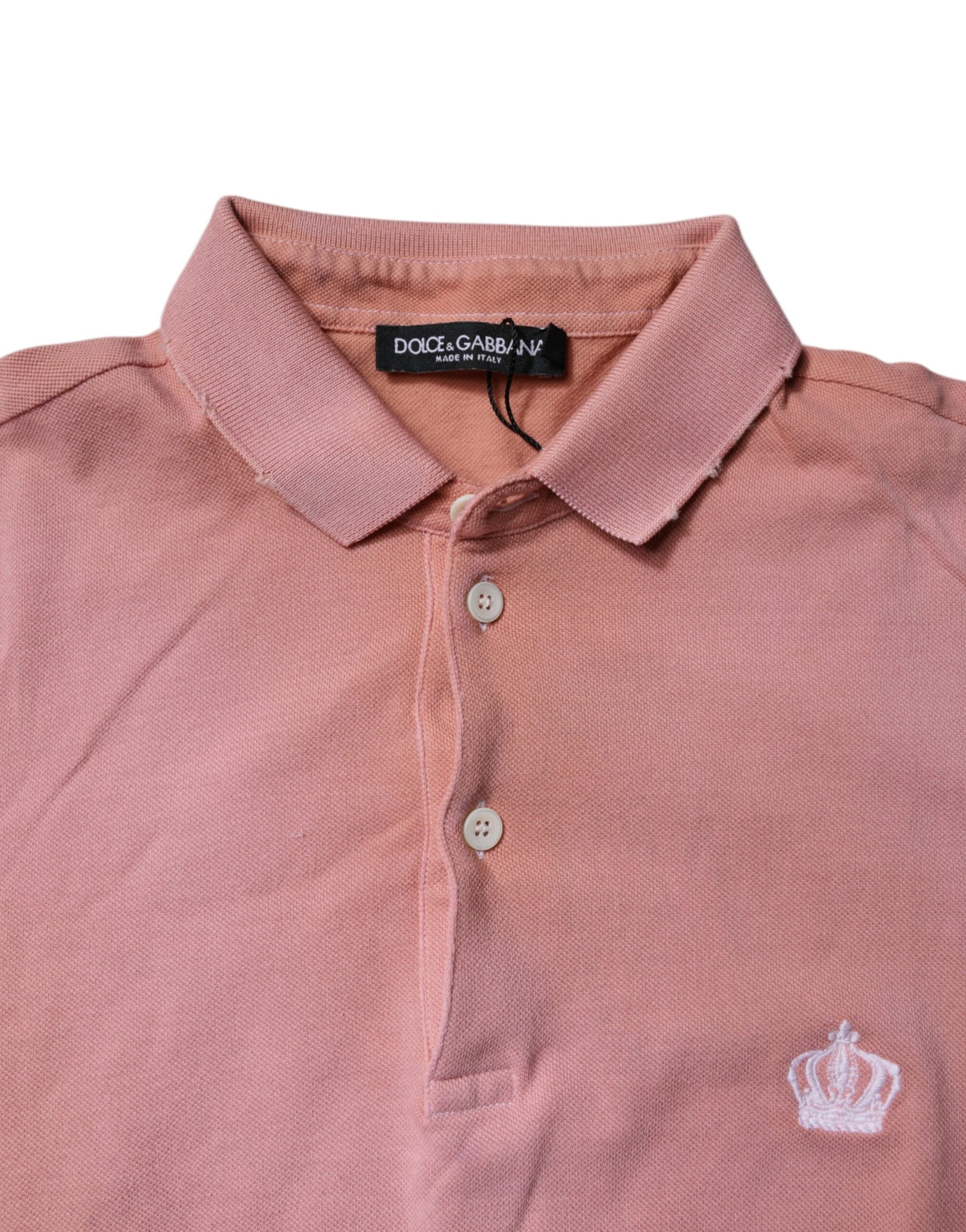 Men's polo shirt in pink color
