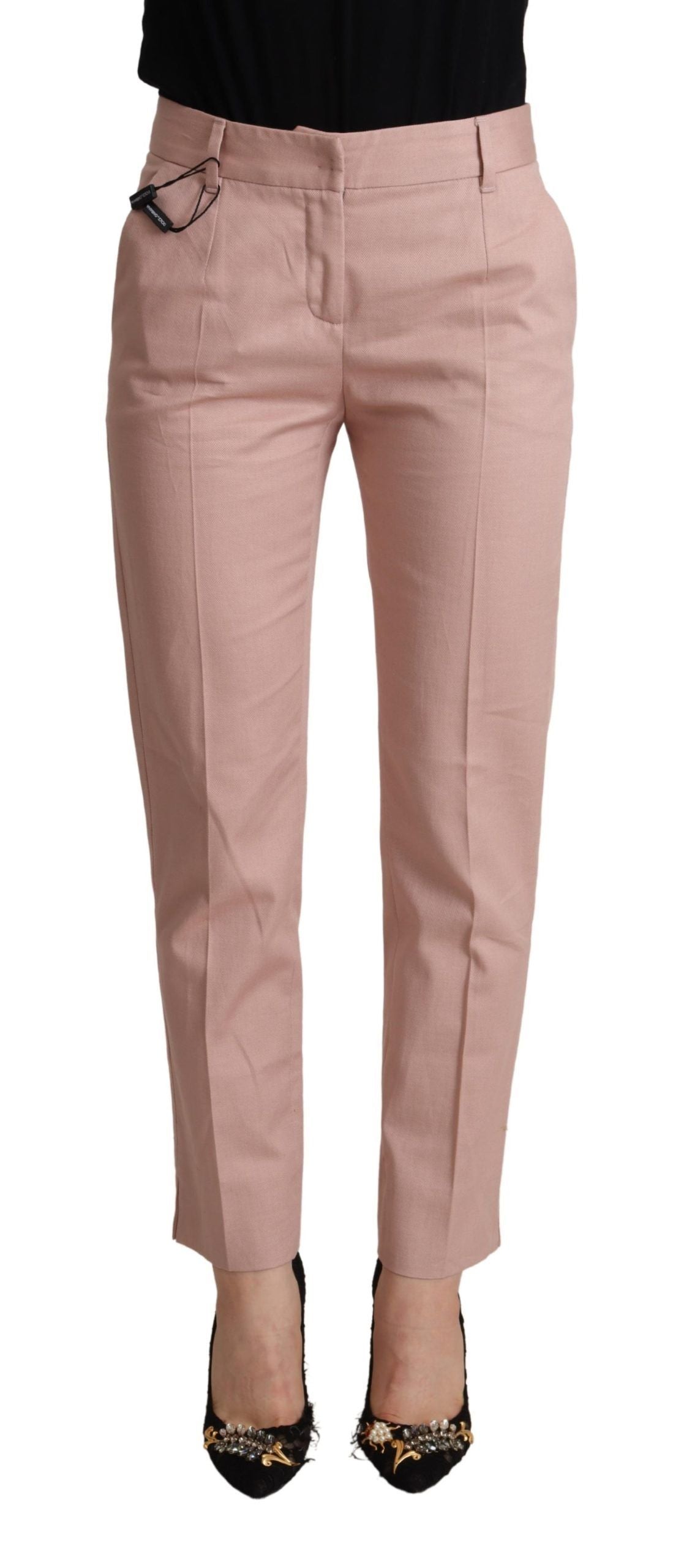 Pair of women's pants in a light pink color
