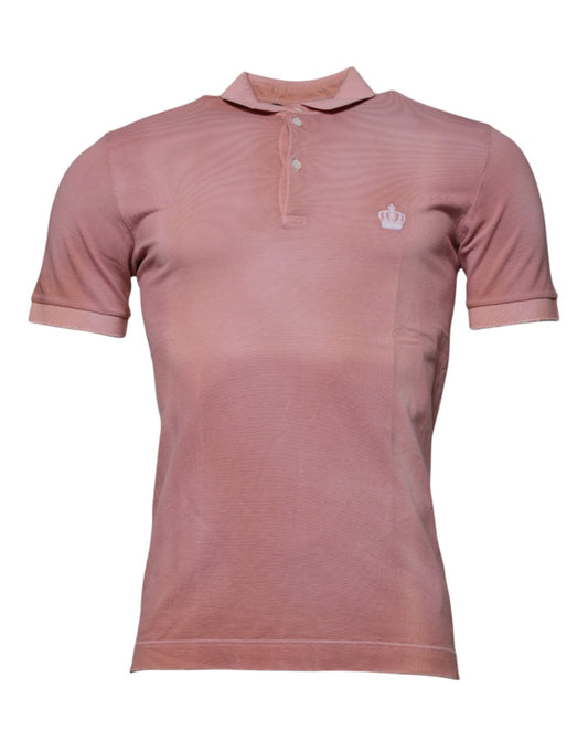 Pink polo shirt on a mannequin