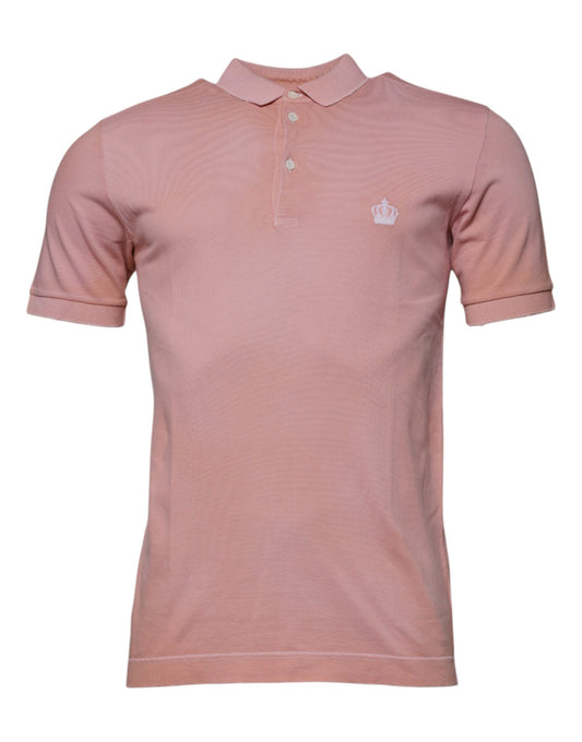 Pink polo shirt on a mannequin