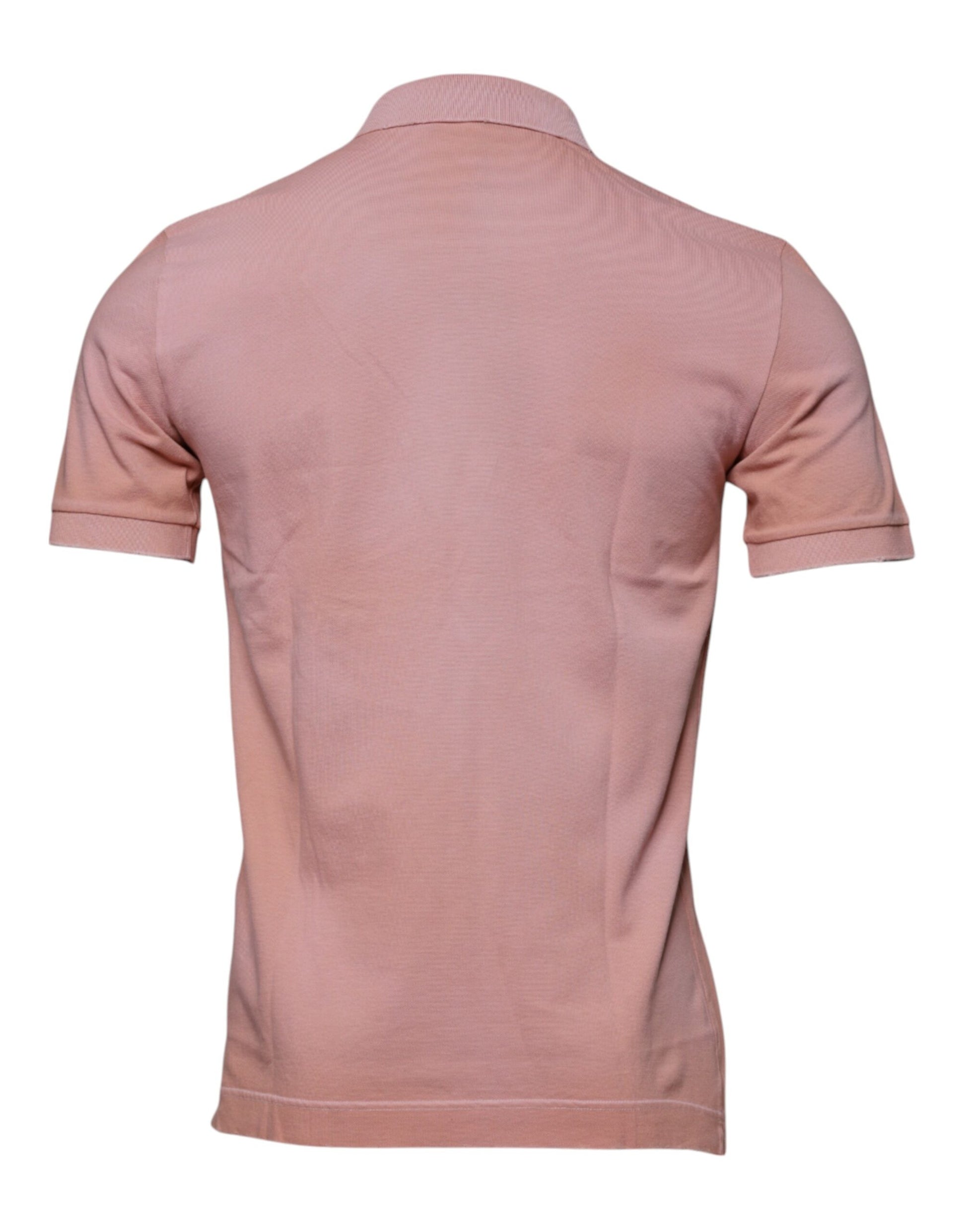 Pink polo shirt on a mannequin