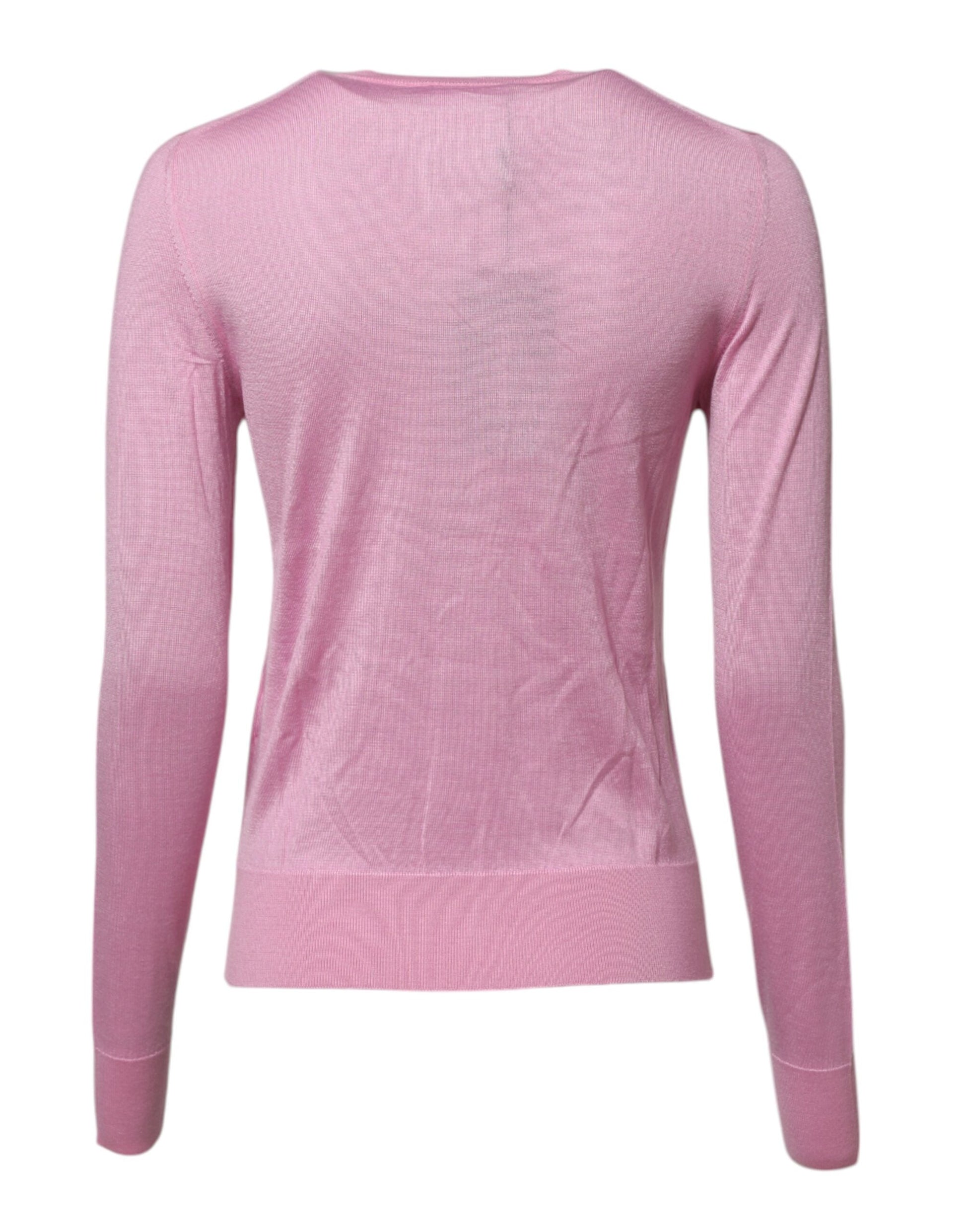 Pink long sleeve sweater