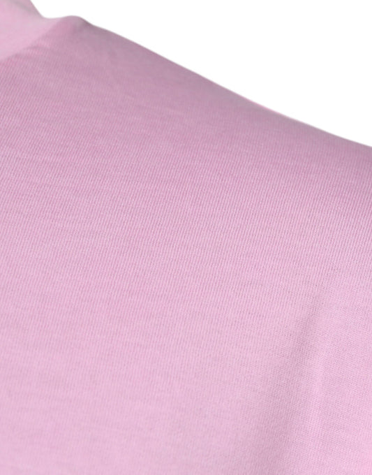 Pink fabric with a ribbed texture