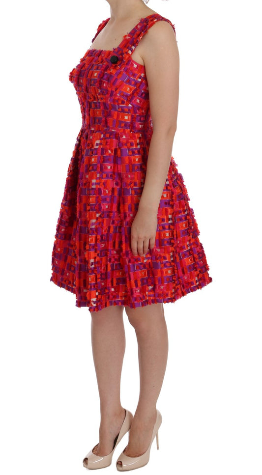 Red dress with sequins