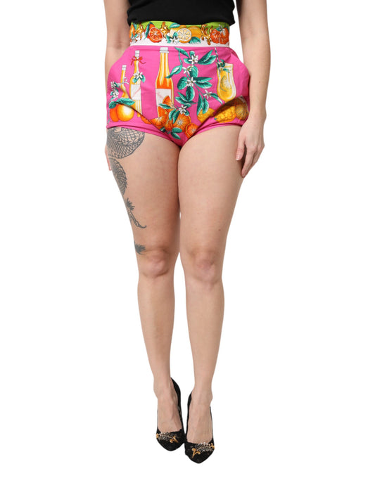 Shorts with tropical print