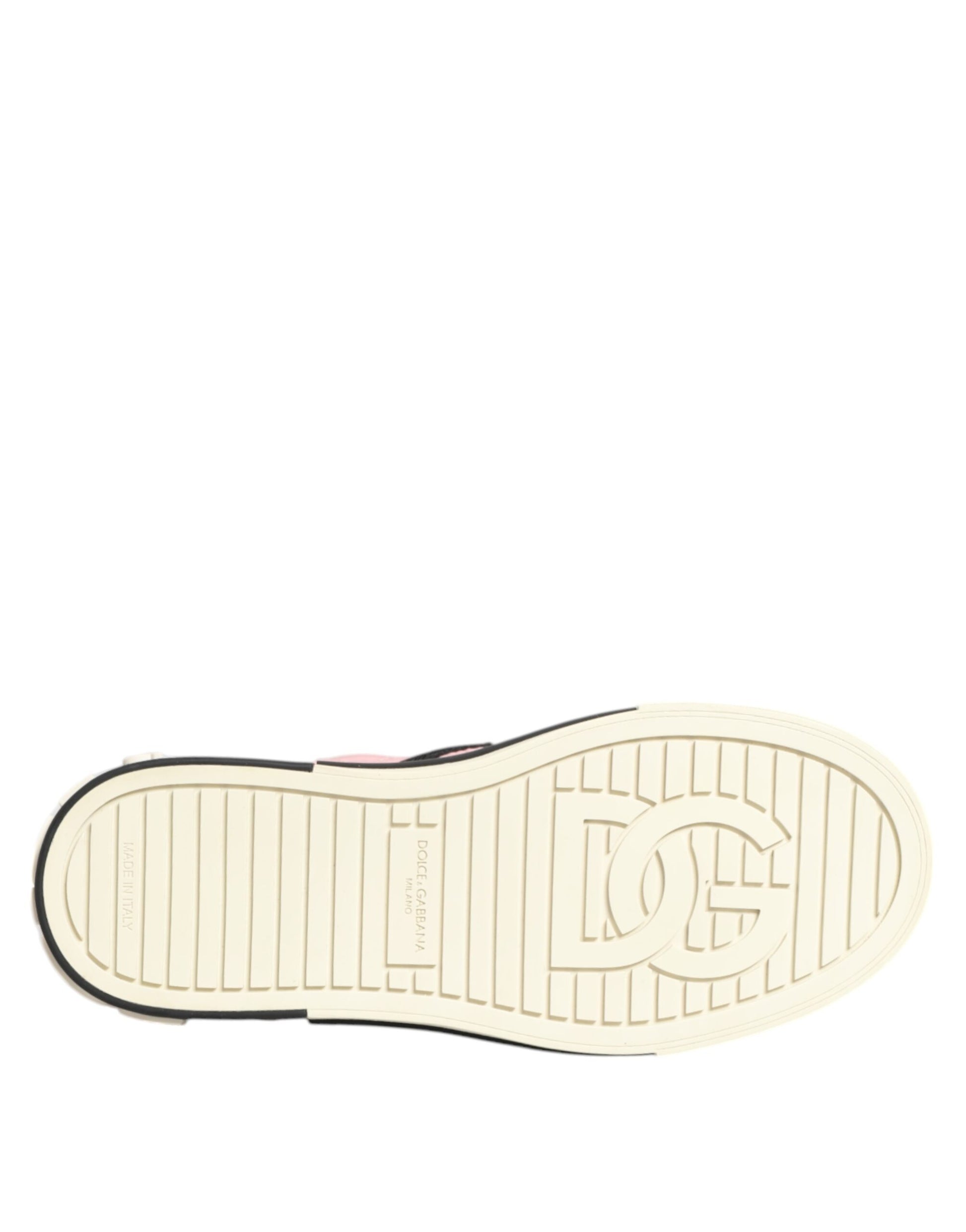 A single pink quilted nylon slip-on shoe with a logo on the side