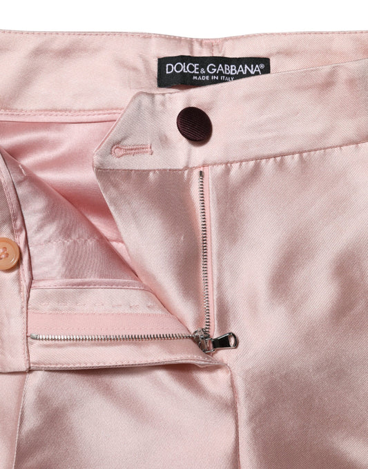 Pink pants with zippered pocket