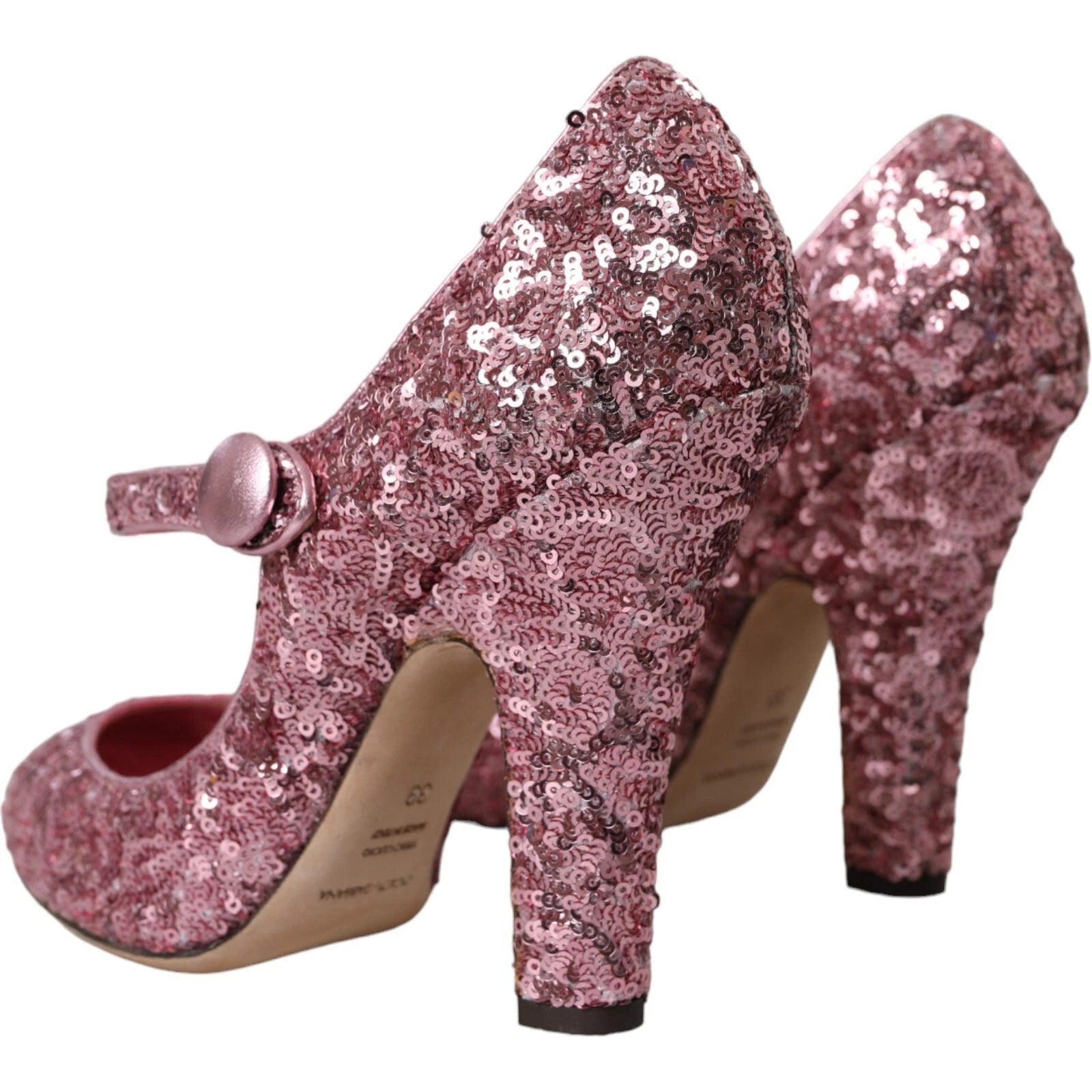 Pink glittery women's shoes