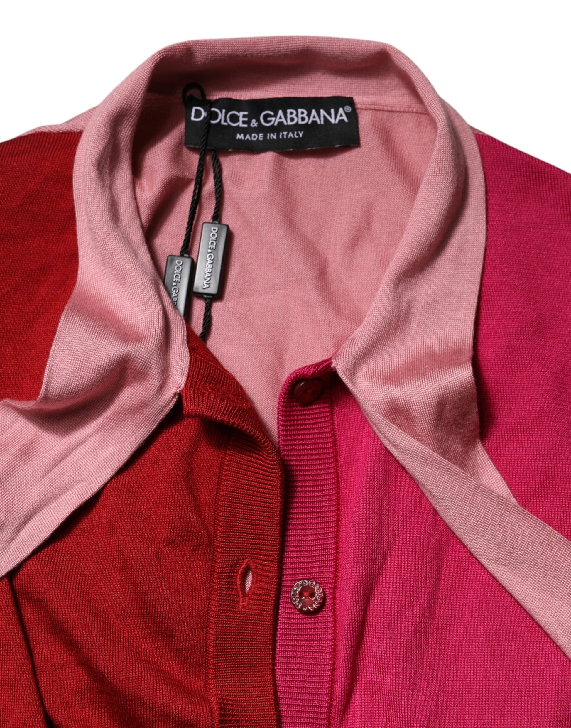 Pink shirt on hanger
