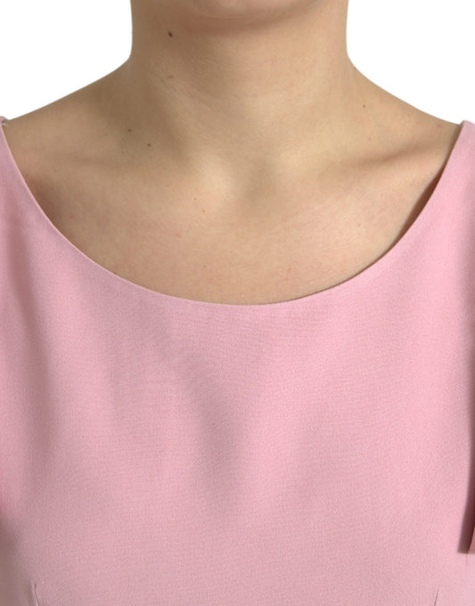 Pink sleeveless top on a mannequin