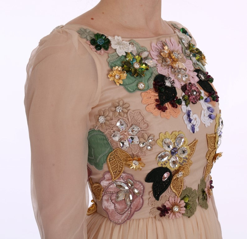 Decorative embroidery on a dress
