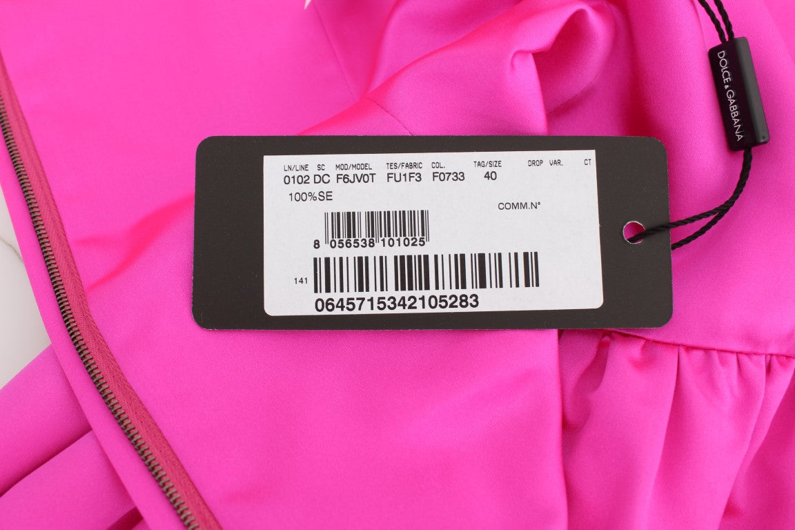 Tag on pink jacket