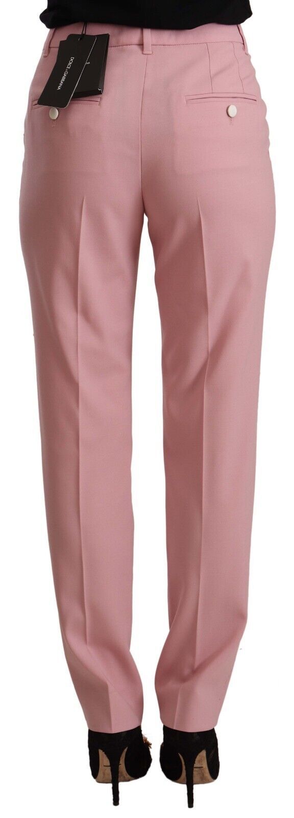 Pair of pink trousers on a mannequin