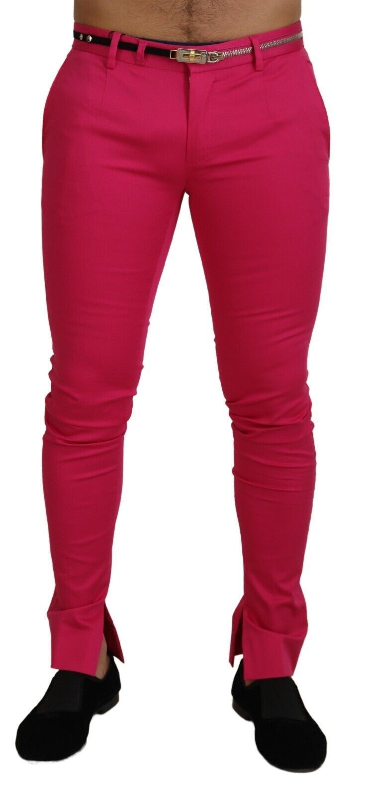 Pair of red pants on a mannequin