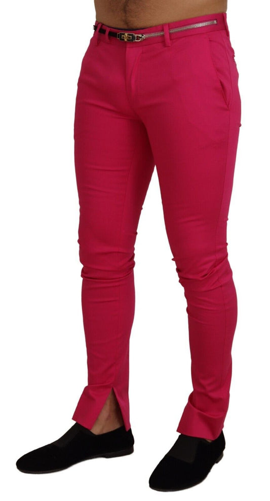 Pair of red pants on a mannequin