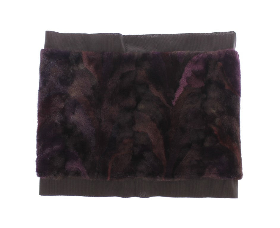 Purple velvet fabric with a floral pattern