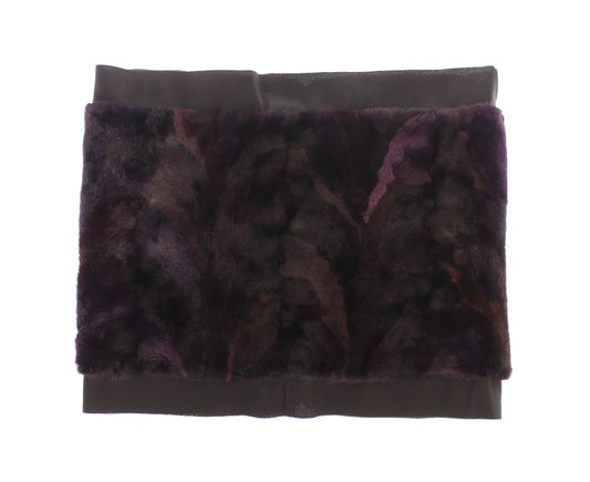 Purple velvet fabric with a floral pattern