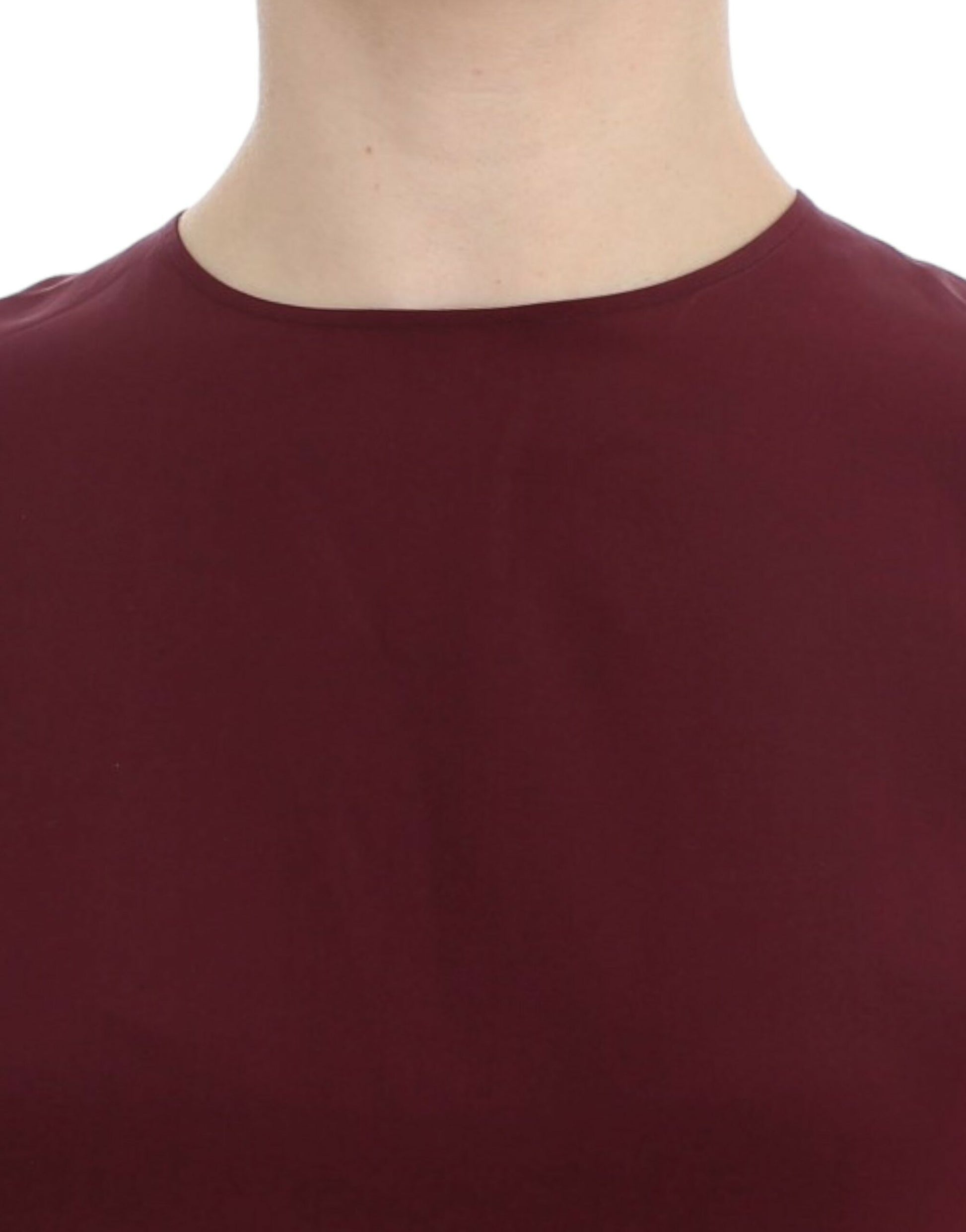 The shirt is red