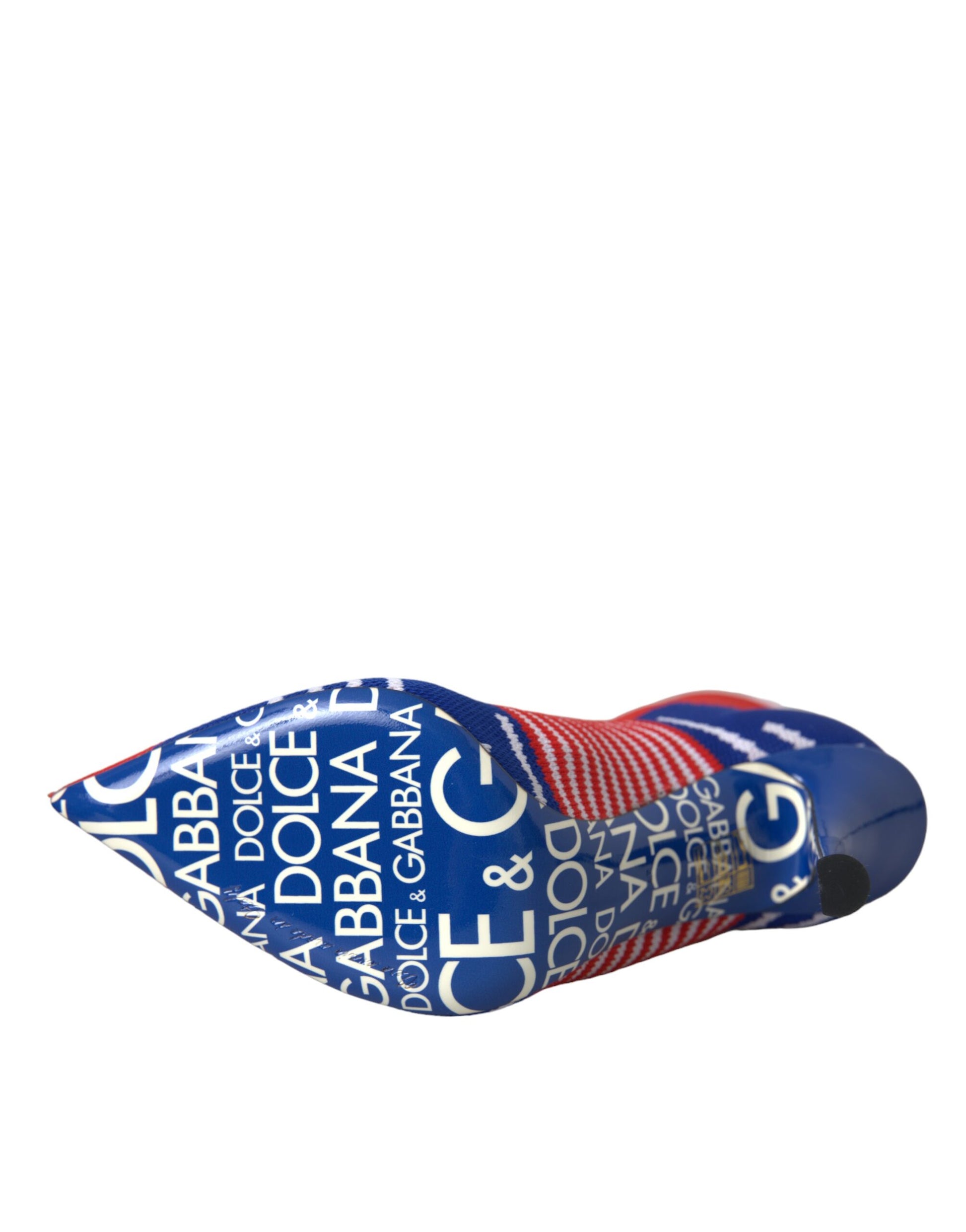Blue and red ice cream cone wrapper