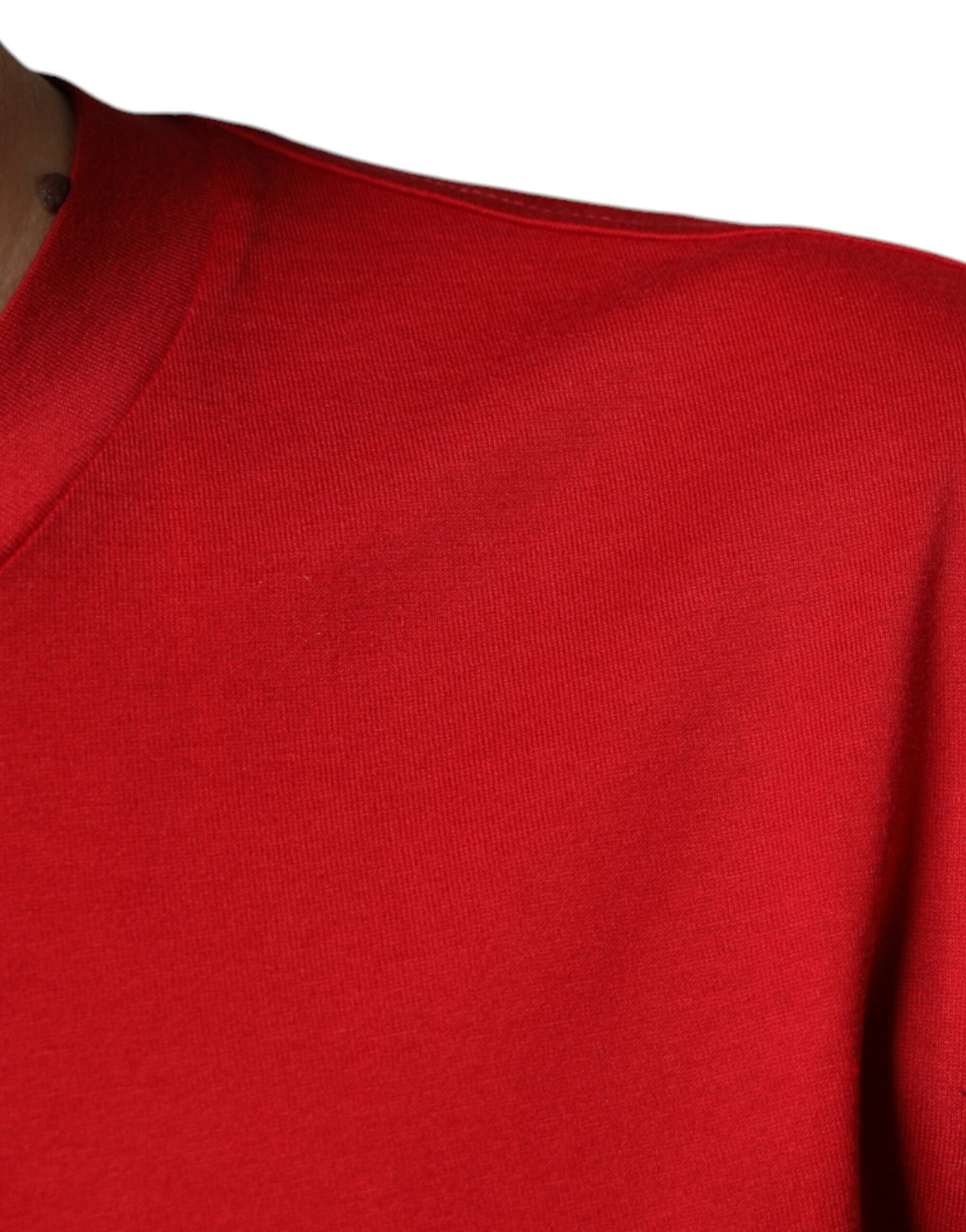 Red sweater on mannequin