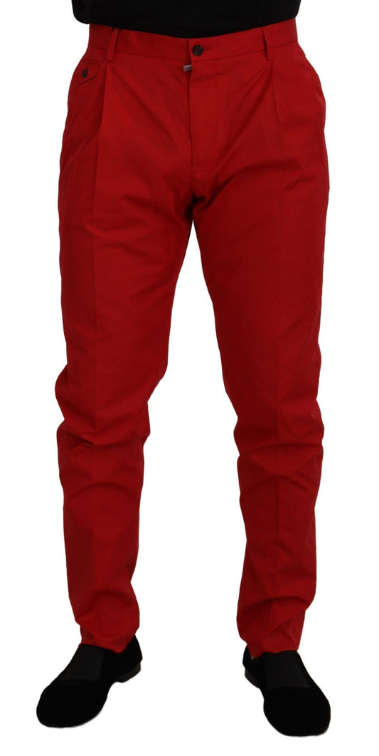 Red pants on a mannequin