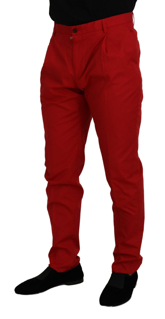 Red pants on a mannequin