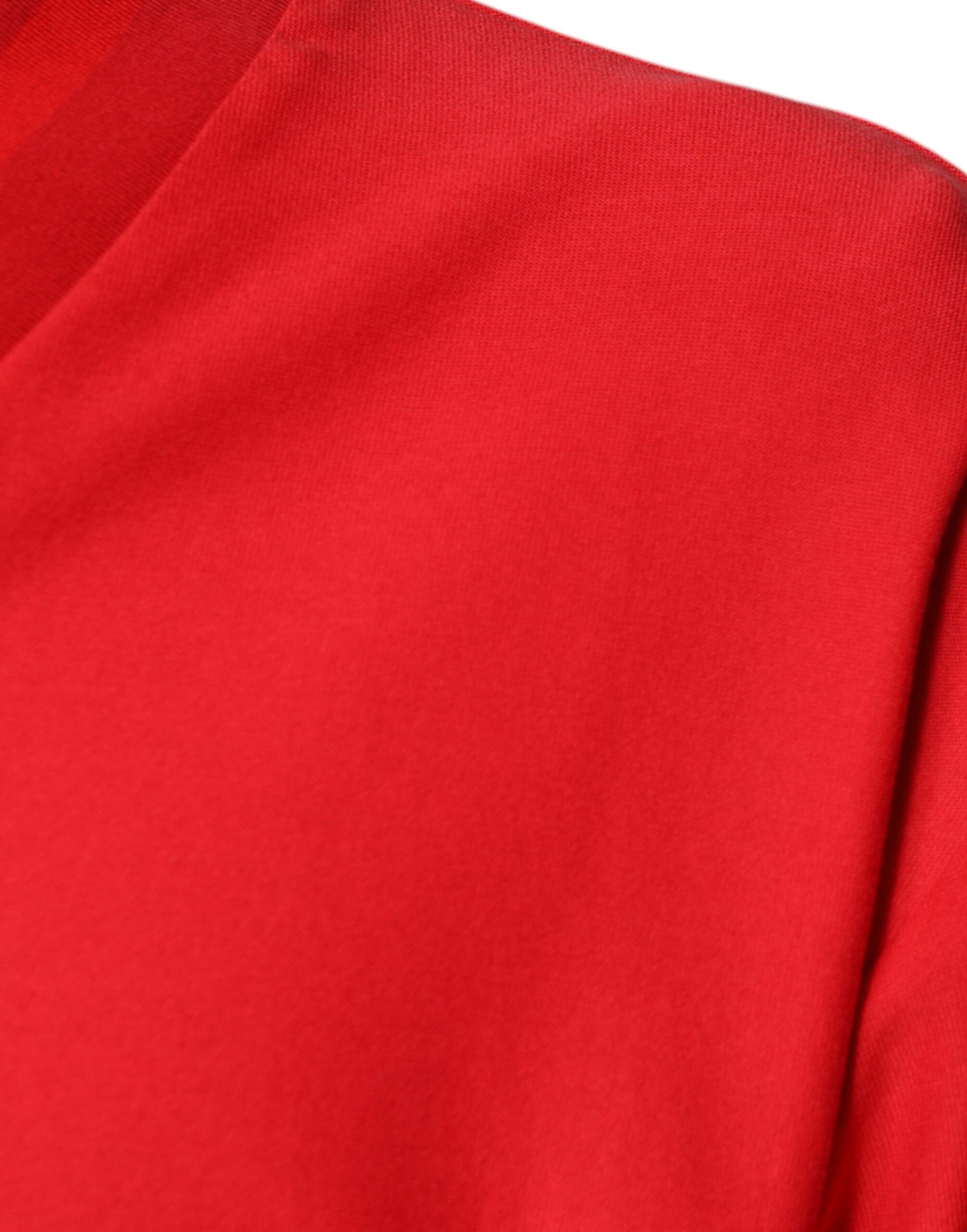 Red shirt on a hanger