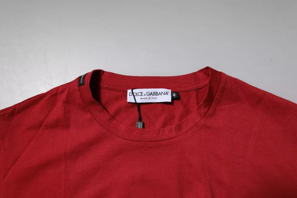 Red t-shirt on hanger