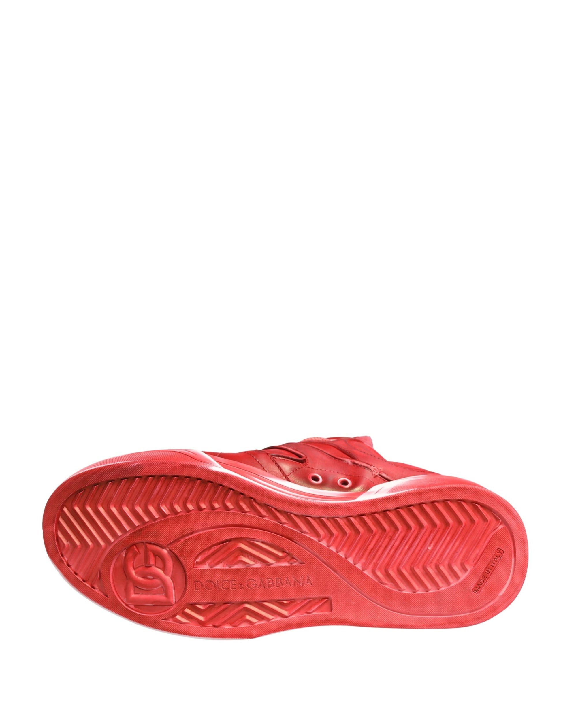 Red sandal on white background