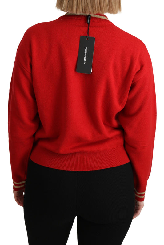 Red sweater on a person