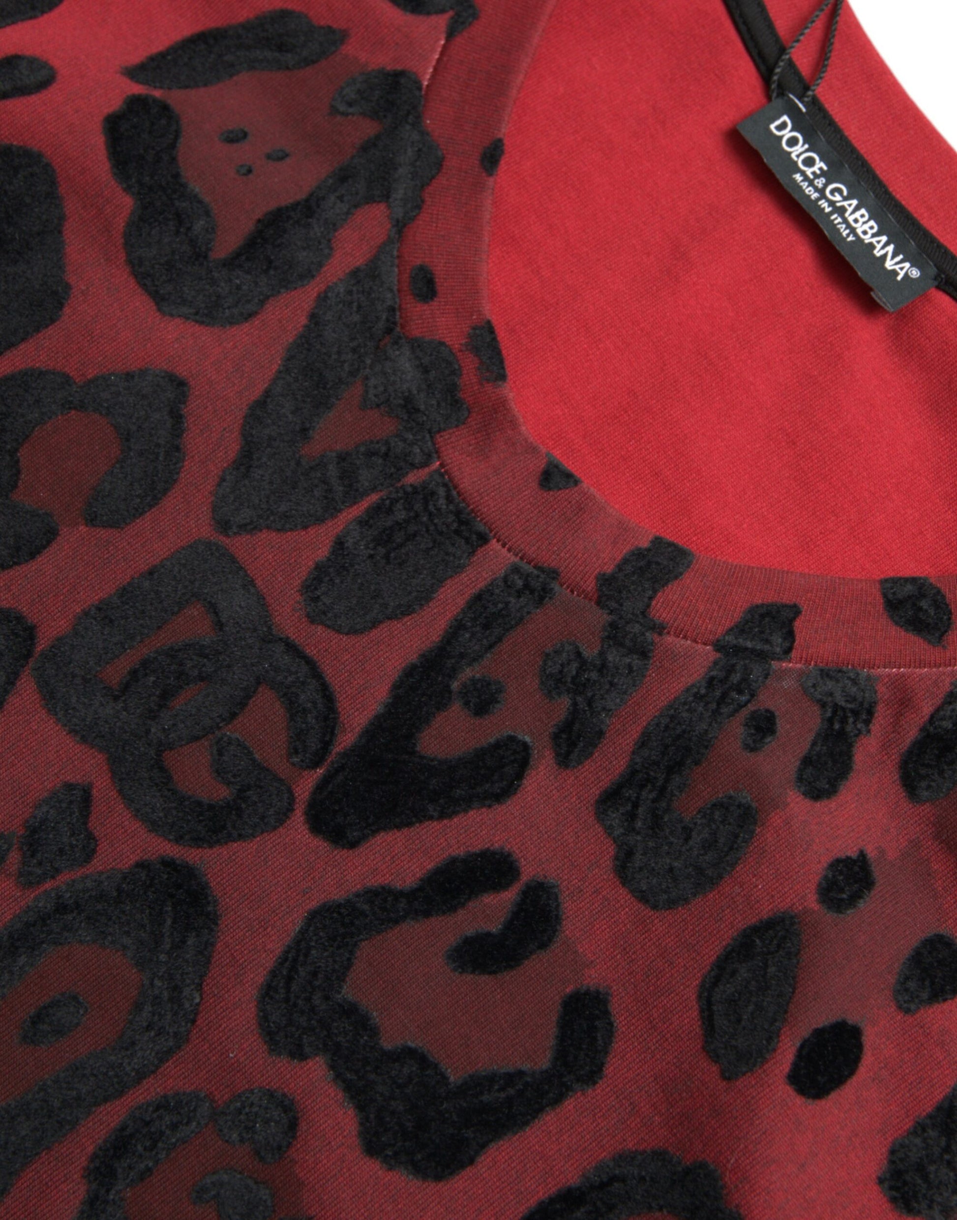 Leopard print top on hanger