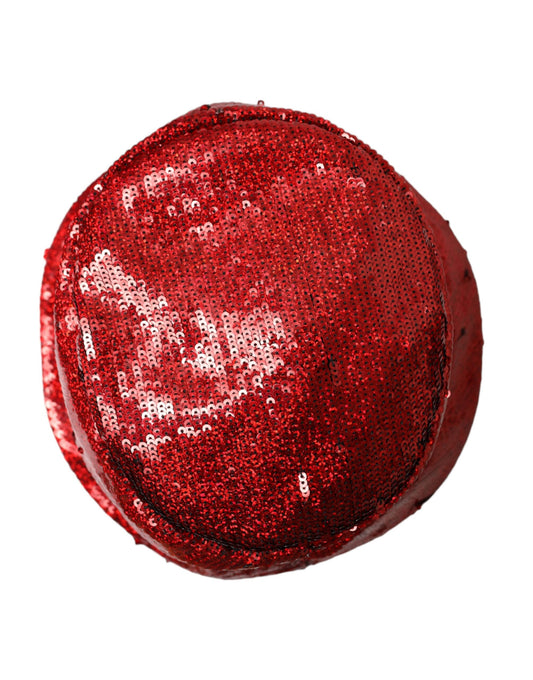 Red glittery lipstick bullet