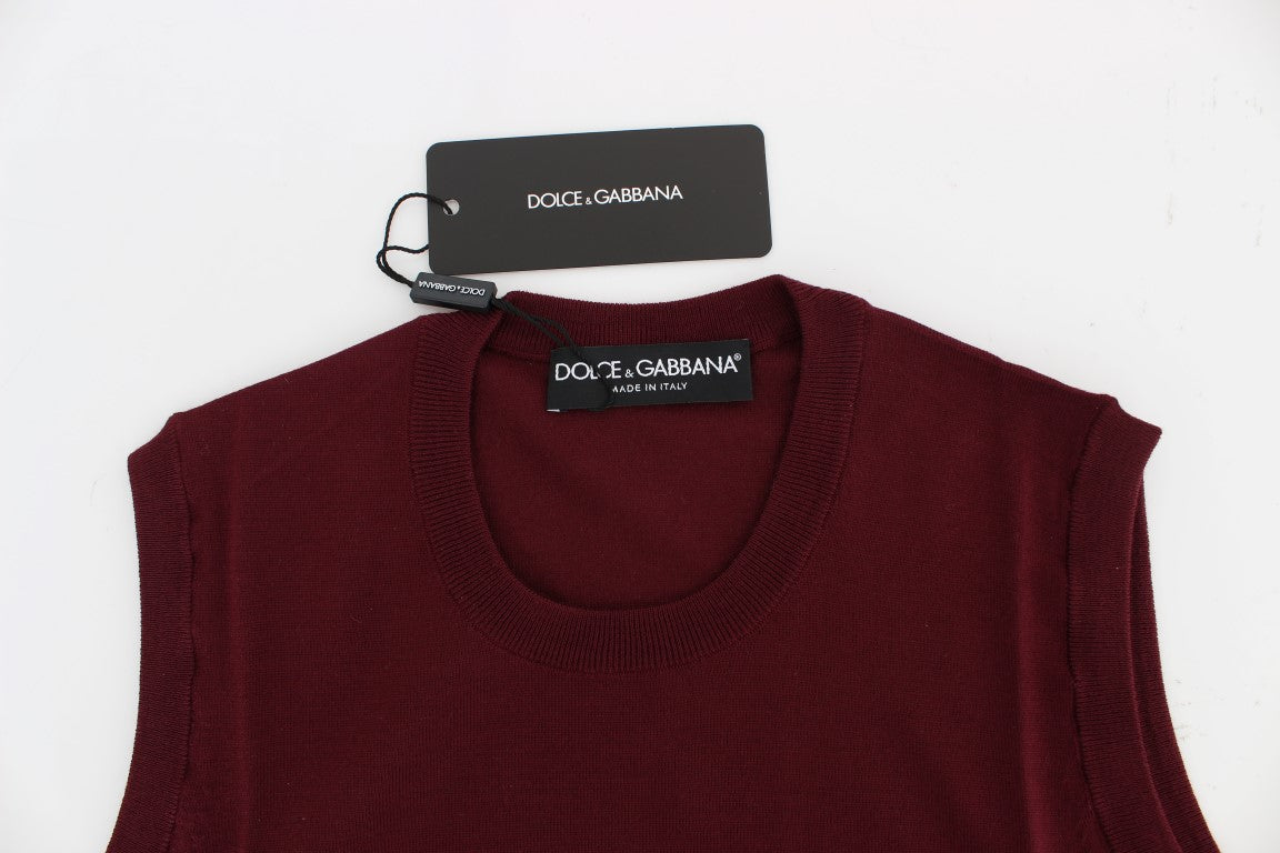 Red sweater on hanger