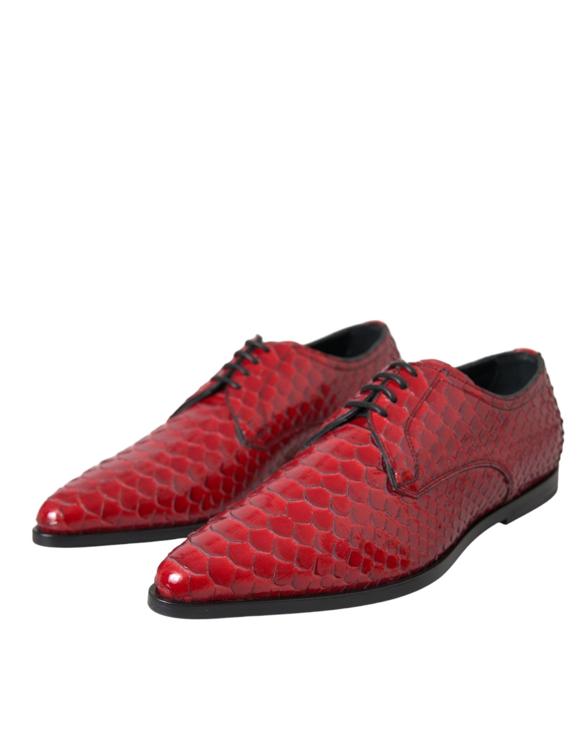 Red patent leather dress shoes