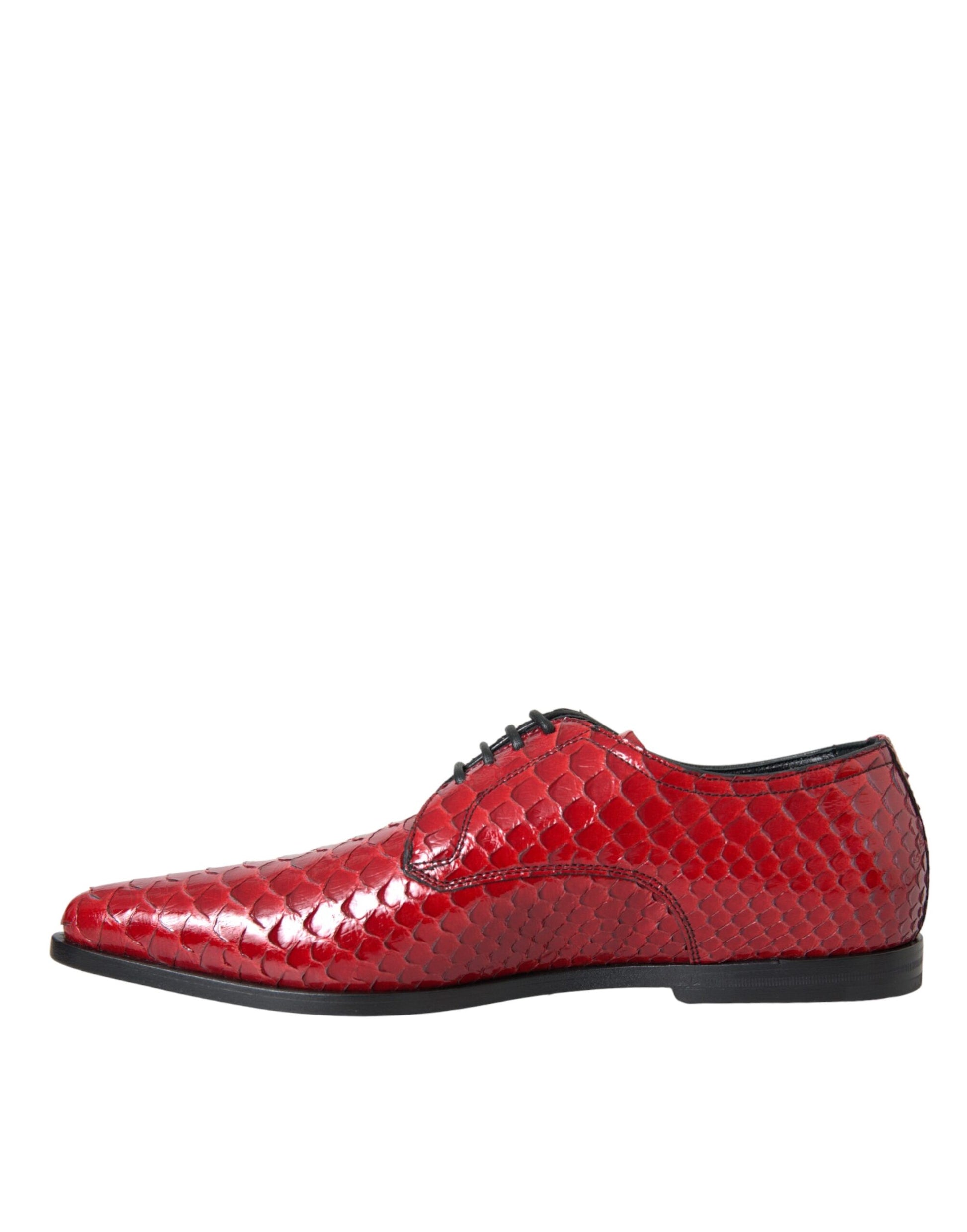 Red patent leather dress shoe