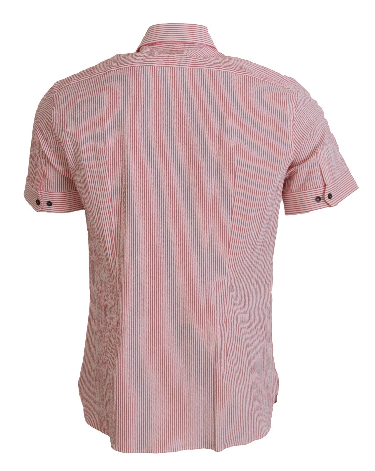 Red and white striped shirt on a mannequin