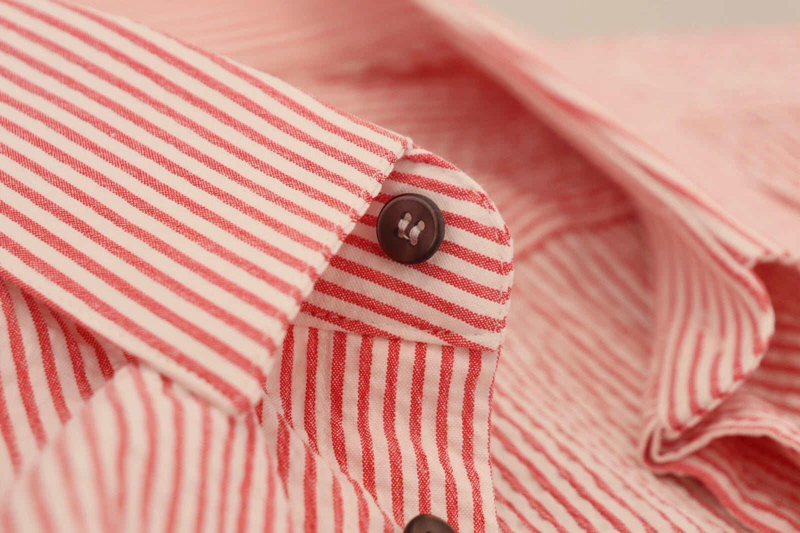 Red and white striped shirt