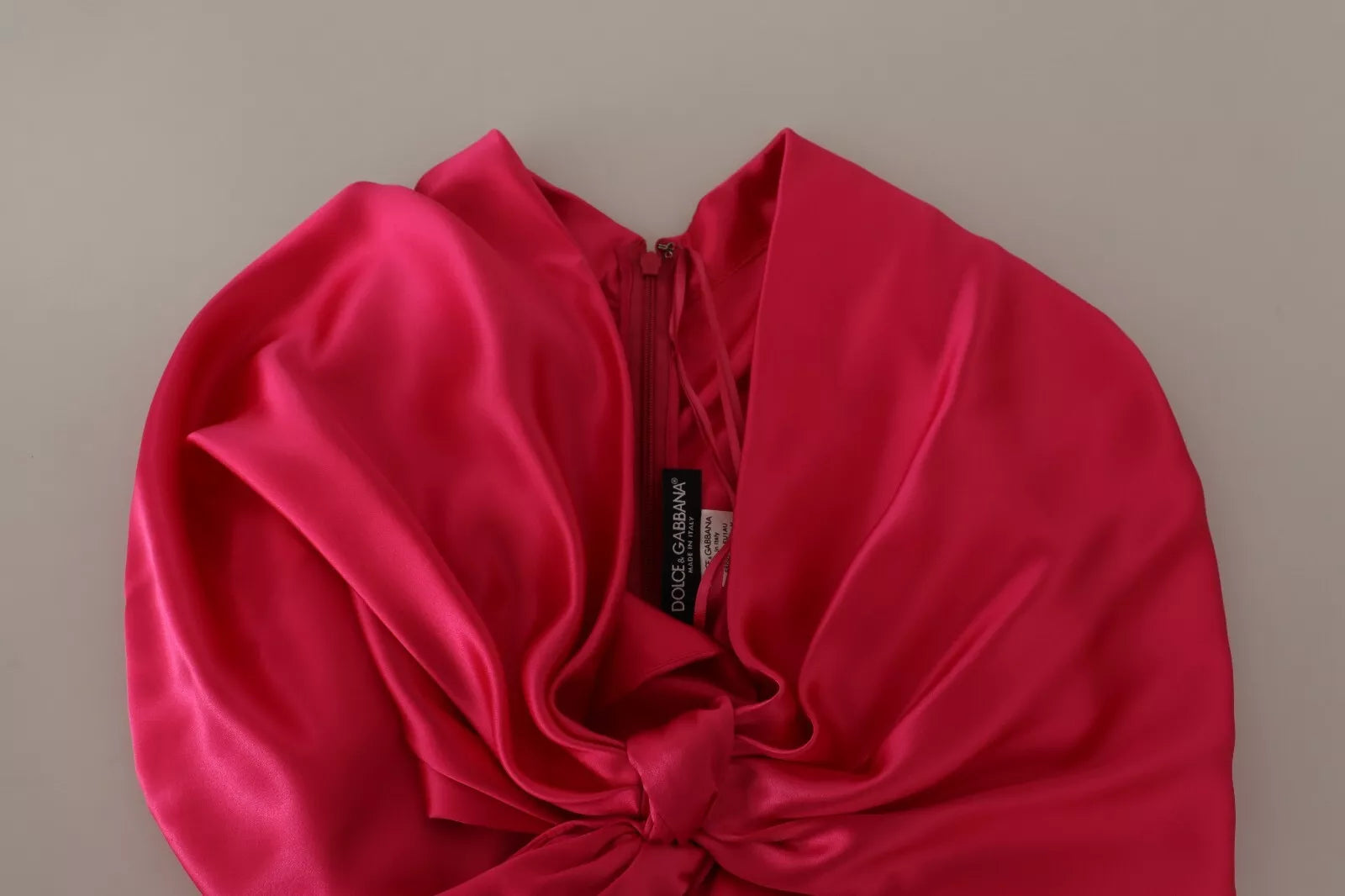 Red velvet fabric with ruffles