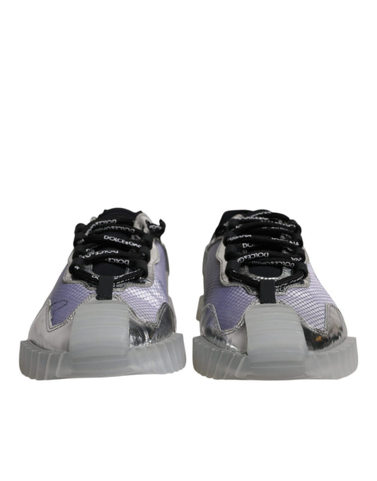 Pair of children's shoes with velcro straps and a glittery design