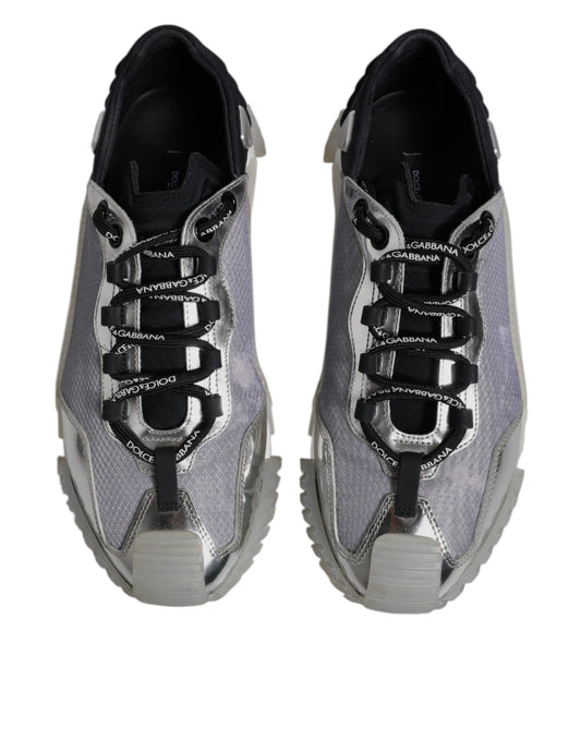 Pair of athletic shoes with laces