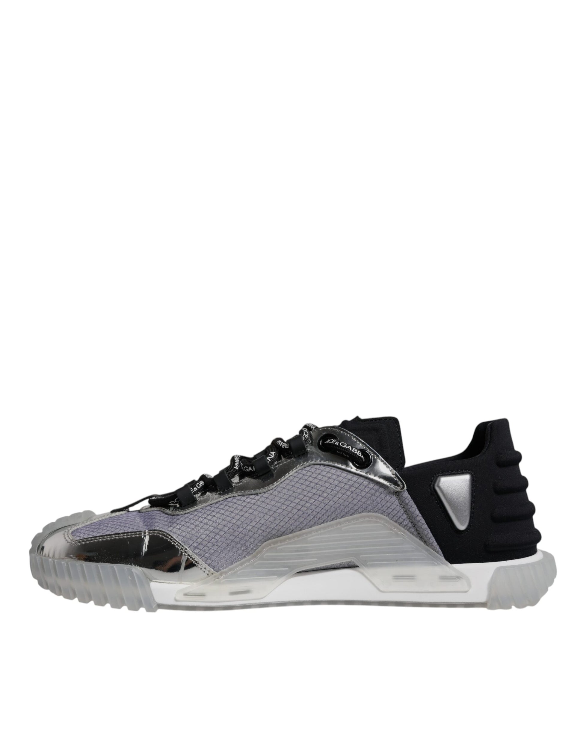 Purple sneaker with black laces