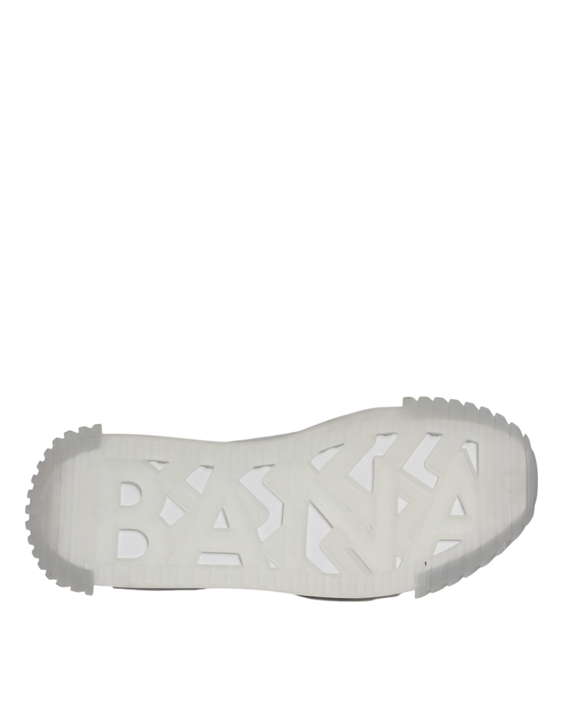 A single black and silver nylon shoe with a low top, featuring the brand name "D&G" on the side