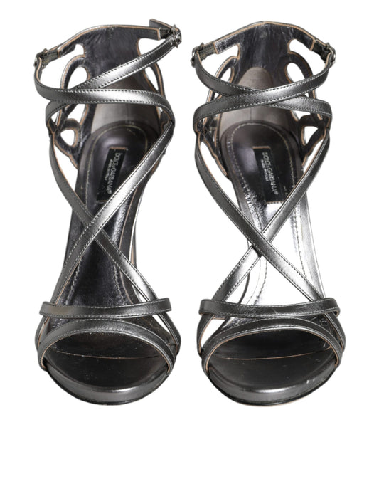 High heel shoes with straps