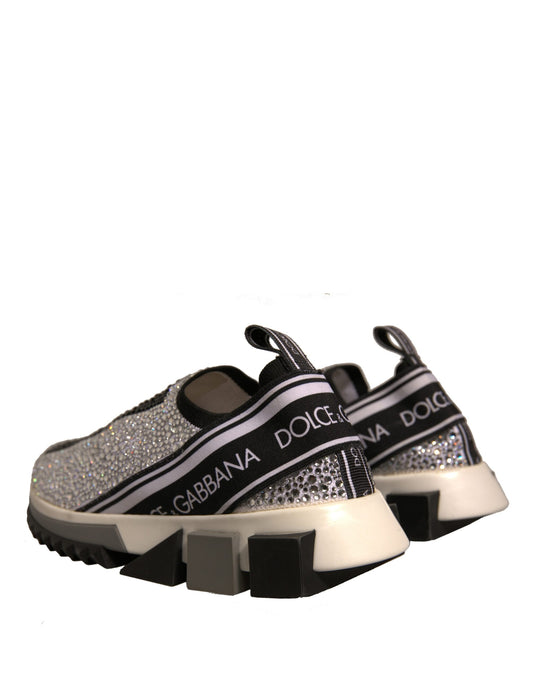 Pair of children's shoes with glittery design