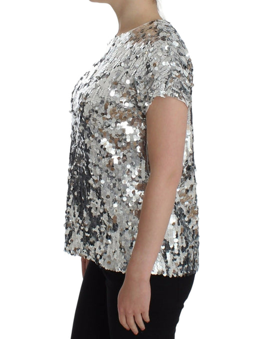 Shiny sequined women's top